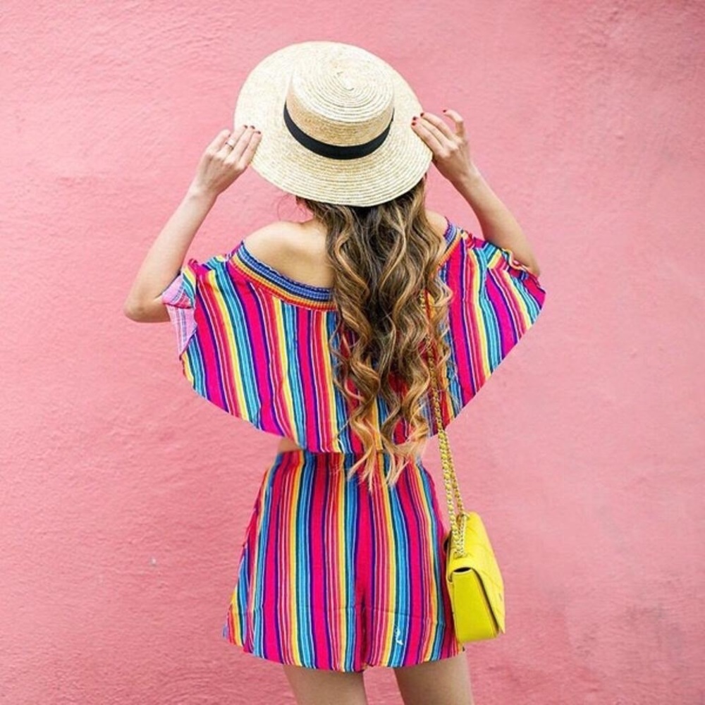 Stripe up your life mumu shorts